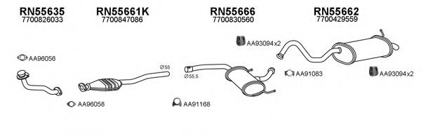 VENEPORTE 550137 Exhaust System